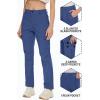 imageTACVASEN Womens Outdoor Fleece Lined Hiking Pants Windproof Snow Pants Work Pants Blue Grey XL