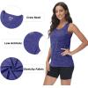 imageTACVASEN Womens Workout Tank Tops Lightweight Athletic Yoga Crewneck Sleeveless Shirts Exercise Fitness TopsPurple