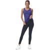 imageTACVASEN Womens Workout Tank Tops Lightweight Athletic Yoga Crewneck Sleeveless Shirts Exercise Fitness TopsPurple