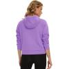 imageTACVASEN Women Winter Sweatshirt Long Sleeve Half Zip Pullover Sweatshirt Casual Fleece HoodieLight Purple
