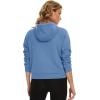 imageTACVASEN Women Winter Sweatshirt Long Sleeve Half Zip Pullover Sweatshirt Casual Fleece HoodieMisty Blue