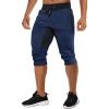 imageTACVASEN Mens Loose Fit Outdoor Capri Pants 34 below Knee Shorts for Men Navy