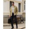 imageTACVASEN Mens Cotton Jacket Full Zip Up Work Jackets Turndown Collar Business Casual Windbreaker with 3 PocketsKhaki