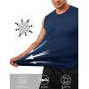 imageTACVASEN Sleeveless Shirts for Men 2Pack Quick Dry Tank Tops Lightweight UPF 50 Running Gym Workout Muscle ShirtsNavyOrange