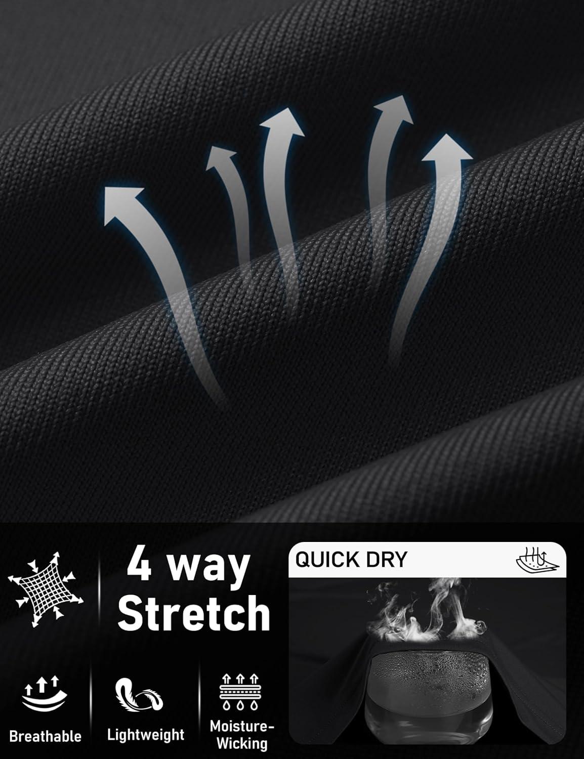 imageTACVASEN Sun Shirt Women Long Sleeve Athletic Yoga UPF 50 Tops with Thumb Holes Quick Dry UV Protection Running ShirtsBlack