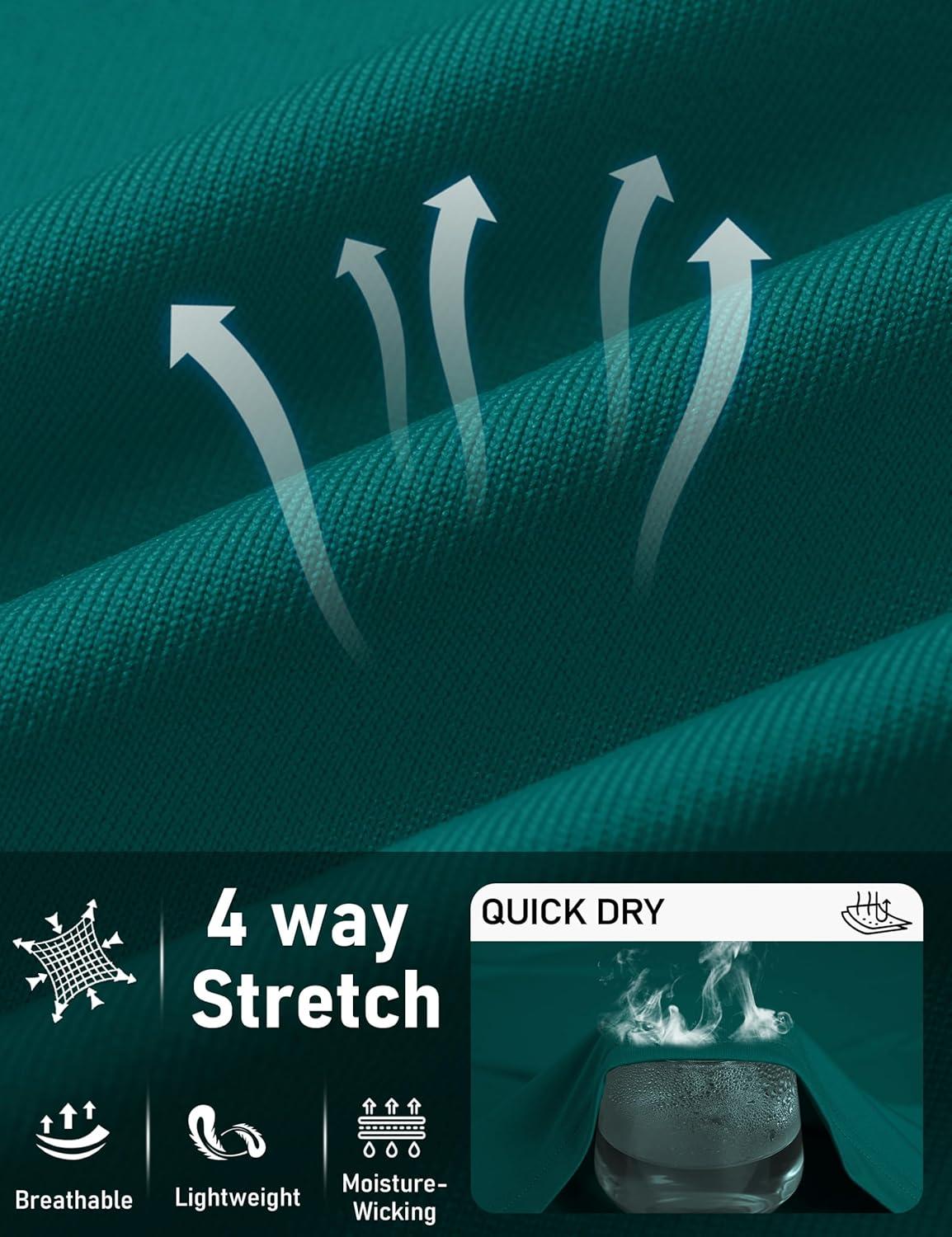 imageTACVASEN Sun Shirt Women Long Sleeve Athletic Yoga UPF 50 Tops with Thumb Holes Quick Dry UV Protection Running ShirtsE Green