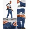 imageTACVASEN Mens Hiking Cargo Pants with 6 Pockets Lightweight Water Resistant Quick Dry Travel Pants for Men Work OutdoorBlue Grey