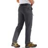 imageTACVASEN Mens Hiking Cargo Pants with 6 Pockets Lightweight Water Resistant Quick Dry Travel Pants for Men Work OutdoorDark Grey