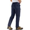 imageTACVASEN Mens Hiking Cargo Pants with 6 Pockets Lightweight Water Resistant Quick Dry Travel Pants for Men Work OutdoorNavy