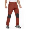 imageTACVASEN Mens Snow Ski Pants Winter Fleece Lined Pants for Mens Water Resistant Snowboarding HikingOrange Red