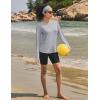 imageTACVASEN Sun Shirt Women Long Sleeve Athletic Yoga UPF 50 Tops with Thumb Holes Quick Dry UV Protection Running ShirtsBrightgray