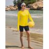 imageTACVASEN Sun Shirt Women Long Sleeve Athletic Yoga UPF 50 Tops with Thumb Holes Quick Dry UV Protection Running ShirtsBrightyellow