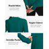 imageTACVASEN Sun Shirt Women Long Sleeve Athletic Yoga UPF 50 Tops with Thumb Holes Quick Dry UV Protection Running ShirtsE Green