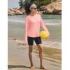imageTACVASEN Sun Shirt Women Long Sleeve Athletic Yoga UPF 50 Tops with Thumb Holes Quick Dry UV Protection Running ShirtsLightpink