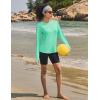 imageTACVASEN Sun Shirt Women Long Sleeve Athletic Yoga UPF 50 Tops with Thumb Holes Quick Dry UV Protection Running ShirtsMint Green