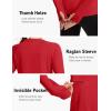 imageTACVASEN Sun Shirt Women Long Sleeve Athletic Yoga UPF 50 Tops with Thumb Holes Quick Dry UV Protection Running ShirtsTomatored