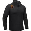 imageTACVASEN Mens Quarter Zip Pullover Fleece Lined Thermal Long Sleeve Golf Shirt 14 Zip Warm Winter SweatshirtsBlack