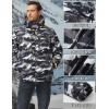 imageTACVASEN Mens Winter Jacket Waterproof Ski Coat Warm Fleece Lined Windproof Snowboard Jacket with 4 Pockets HikingBlack Camo