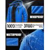 imageTACVASEN Mens Winter Jacket Waterproof Ski Coat Warm Fleece Lined Windproof Snowboard Jacket with 4 Pockets HikingBlue