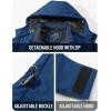 imageTACVASEN Mens Winter Jacket Waterproof Ski Coat Warm Fleece Lined Windproof Snowboard Jacket with 4 Pockets HikingDenim Blue