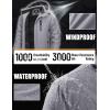 imageTACVASEN Mens Winter Jacket Waterproof Ski Coat Warm Fleece Lined Windproof Snowboard Jacket with 4 Pockets HikingLight Grey