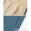 imageTACVASEN Mens Zip Up Sherpa Lined Hoodies Thick Fleece Heavyweight Jacket Windproof Thermal Zipper SweatshirtHaze Blue