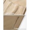 imageTACVASEN Mens Zip Up Sherpa Lined Hoodies Thick Fleece Heavyweight Jacket Windproof Thermal Zipper SweatshirtKhaki