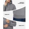 imageTACVASEN Mens Zip Up Sherpa Lined Hoodies Thick Fleece Heavyweight Jacket Windproof Thermal Zipper SweatshirtLight Grey