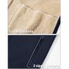imageTACVASEN Mens Zip Up Sherpa Lined Hoodies Thick Fleece Heavyweight Jacket Windproof Thermal Zipper SweatshirtNavy