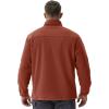 imageTACVASEN Mens Fleece Jacket Full Zip Winter Lightweight Tactical Jackets Outdoor Hiking Coats with PocketsOrange Red
