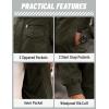 imageTACVASEN Mens Winter Jacket Fleece Lined Military Jacket Cargo Windbreaker Zip Front Stand Collar Coat with Multi PocketsGreen