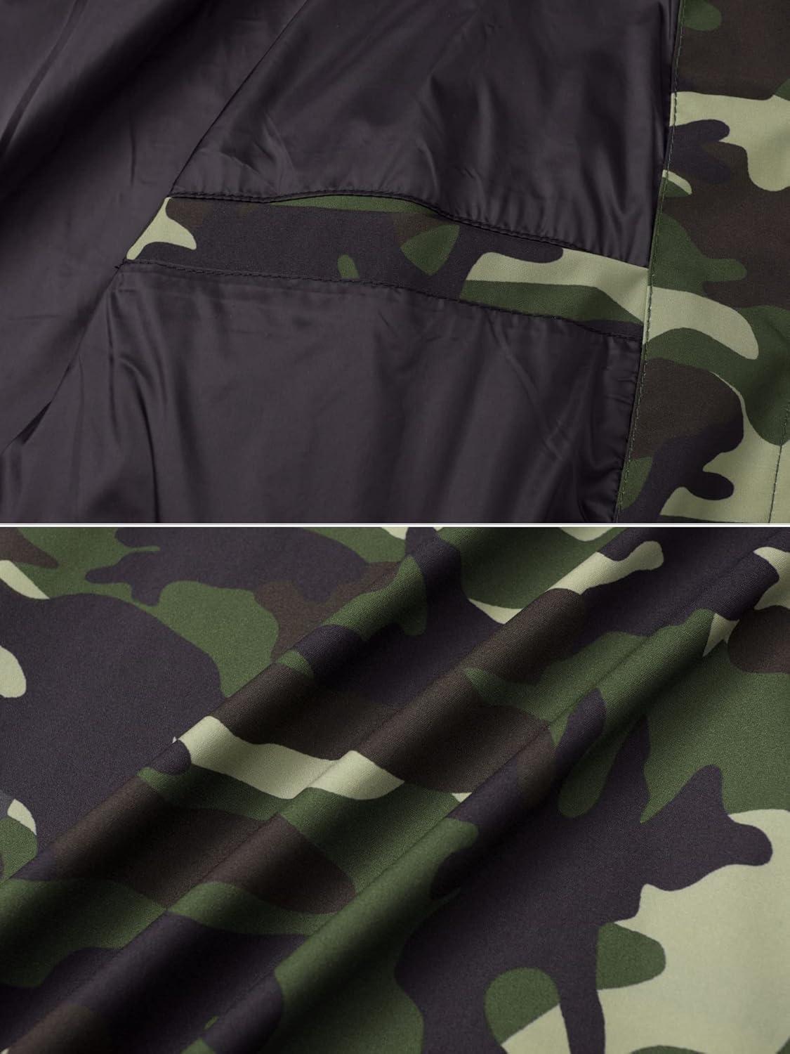 imageTACVASEN Mens Bomber Jacket Lightweight Casual Spring Fall Windbreaker Zip Up Coat with Pocket01 C Army Green