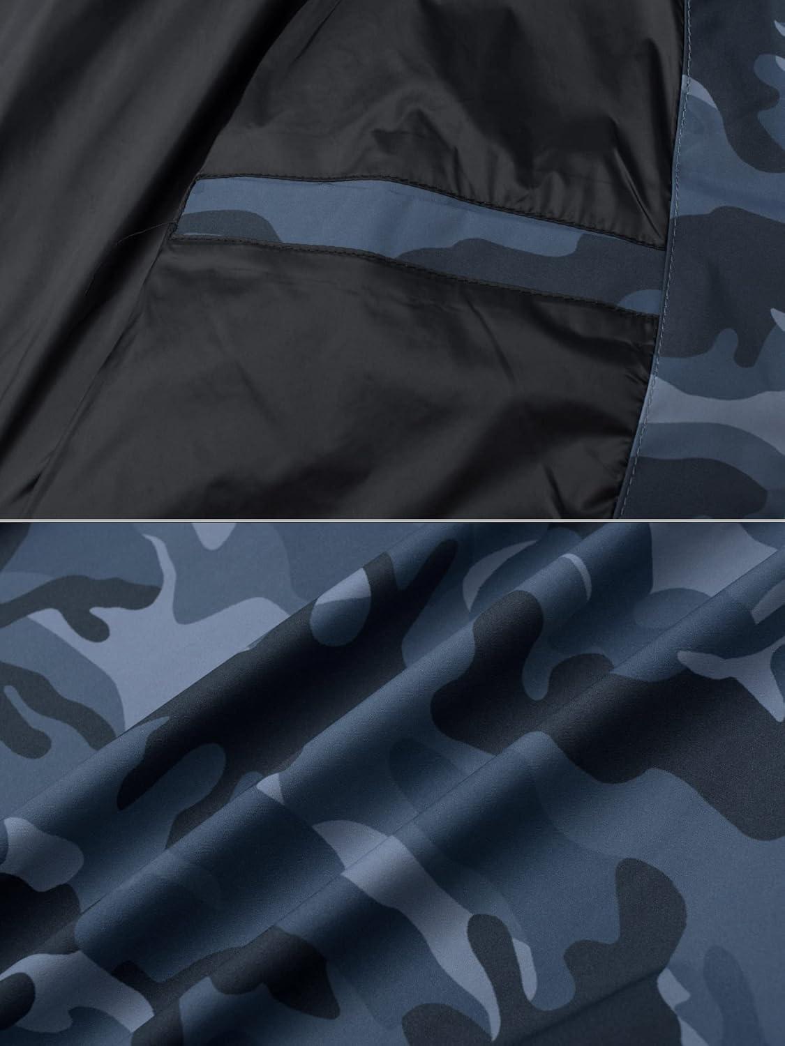 imageTACVASEN Mens Bomber Jacket Lightweight Casual Spring Fall Windbreaker Zip Up Coat with Pocket01 C Sea Blue