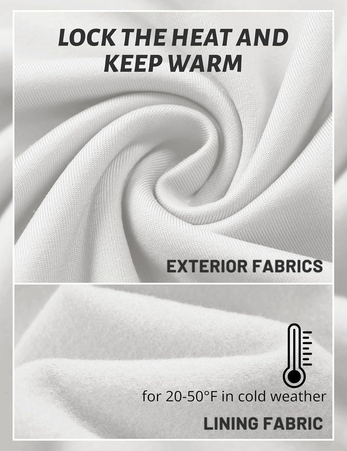 imageTACVASEN Mens Hoodies Fleece Lined Pullover Athletic Waterresistant Casual Workout Midweight Sweatshirts Kangaroo PocketsWhite