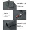 imageTACVASEN Mens 14 Zip Sweaters Cotton Casual Pullover Sweaters Knit Fall Winter Sweatshirts03 Dark Grey