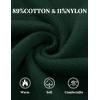 imageTACVASEN Mens 14 Zip Sweaters Cotton Casual Pullover Sweaters Knit Fall Winter SweatshirtsDark Green
