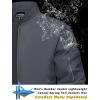 imageTACVASEN Mens Bomber Jacket Lightweight Casual Spring Fall Windbreaker Zip Up Coat with Pocket01 Dark Grey