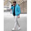 imageTACVASEN Mens Bomber Jacket Lightweight Casual Spring Fall Windbreaker Zip Up Coat with Pocket01 Ice Blue