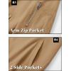 imageTACVASEN Mens Bomber Jacket Lightweight Casual Spring Fall Windbreaker Zip Up Coat with Pocket01 Khaki