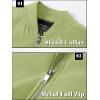 imageTACVASEN Mens Bomber Jacket Lightweight Casual Spring Fall Windbreaker Zip Up Coat with Pocket01 Olive Green