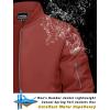 imageTACVASEN Mens Bomber Jacket Lightweight Casual Spring Fall Windbreaker Zip Up Coat with Pocket01 Orange Red