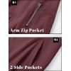 imageTACVASEN Mens Bomber Jacket Lightweight Casual Spring Fall Windbreaker Zip Up Coat with Pocket01 Wine Red