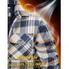 imageTACVASEN Mens Flannel Shirt Quilted Lined Theraml Winter Coat Button Down Insulated Flannel Shirts Jacket01 Yellow