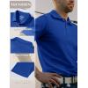 imageTACVASEN Mens Golf Shirt Dry Fit Mens Polo Shirts Short Sleeve Performance Golf Polos for Men with Collar Work Shirts22dark Blue