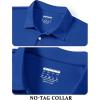 imageTACVASEN Mens Golf Shirt Dry Fit Mens Polo Shirts Short Sleeve Performance Golf Polos for Men with Collar Work Shirts22dark Blue