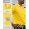 imageTACVASEN Mens Golf Shirt Dry Fit Mens Polo Shirts Short Sleeve Performance Golf Polos for Men with Collar Work Shirts23yellow