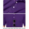 imageTACVASEN Mens Golf Shirt Dry Fit Mens Polo Shirts Short Sleeve Performance Golf Polos for Men with Collar Work Shirts24purple