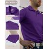 imageTACVASEN Mens Golf Shirt Dry Fit Mens Polo Shirts Short Sleeve Performance Golf Polos for Men with Collar Work Shirts24purple