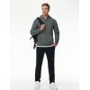 imageTACVASEN Mens Hoodies Fleece Lined Pullover Athletic Waterresistant Casual Workout Midweight Sweatshirts Kangaroo PocketsDarkgrey