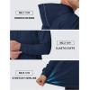 imageTACVASEN Mens Hoodies Fleece Lined Pullover Athletic Waterresistant Casual Workout Midweight Sweatshirts Kangaroo PocketsNavy